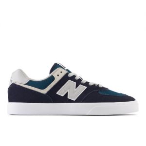 New Balance Men's NB Numeric 574 Vulc in Blue/Grey Suede/Mesh, size 11.5