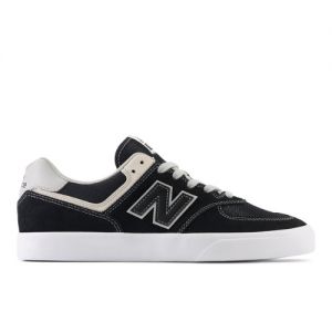 New Balance Men's NB Numeric 574 Vulc in Black/Grey Suede/Mesh, size 8.5