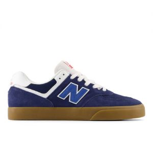 New Balance Men's NB Numeric 574 Vulc in Blue/White Suede/Mesh, size 12.5