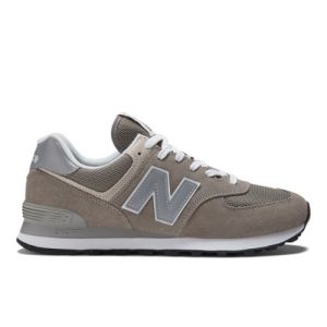 New Balance Men's 574 Core in Brown/White Suede/Mesh