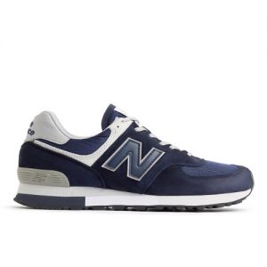 New Balance Unisex MADE in UK 576 in Blue/Grey/White Suede/Mesh, size 11.5