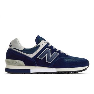 New Balance Unisex MADE in UK 576 35th Anniversary in Blue/Grey Suede/Mesh, size 13.5