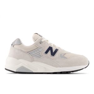 New Balance Men's 580 in Grey/Blue/White Leather, size 7
