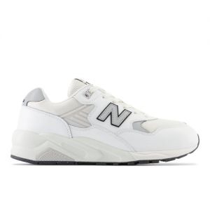 New Balance Men's 580 in White/Grey Suede/Mesh, size 11