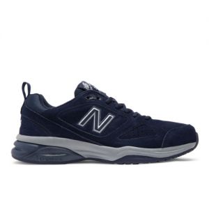 New Balance Men's 624v4 in Blue Leather, size 8.5