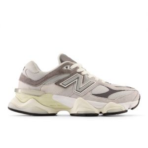 New Balance Unisex 9060 in Grey/White Leather