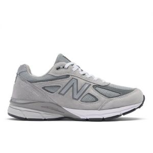 New Balance Unisex Made in USA 990v4 Core in Grey Leather, size 6.5