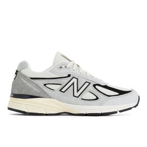 New Balance Unisex Made in USA 990v4 in Grey/Black Leather