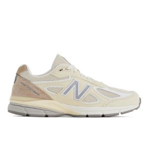 New Balance Unisex Made in USA 990v4 in Grey/White Leather, size 8.5