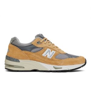 New Balance Men's MADE in UK 991 in Brown/Grey Suede/Mesh, size 8