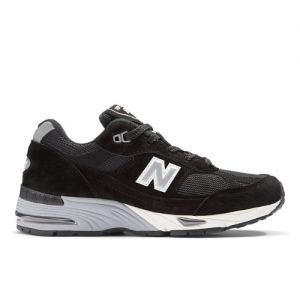 New Balance Women's MADE in UK 991v1 in Black/Grey Suede/Mesh, size 7 Narrow