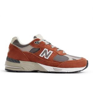 New Balance Women's MADE in UK 991v1 Underglazed in Brown/Grey Suede/Mesh, size 3.5 Narrow
