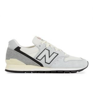 New Balance Unisex Made in USA 996 in Grey/Black Leather