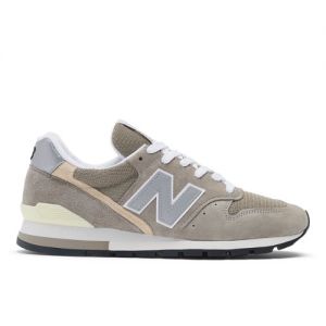 New Balance Unisex Made in USA 996 Core in Grey Leather