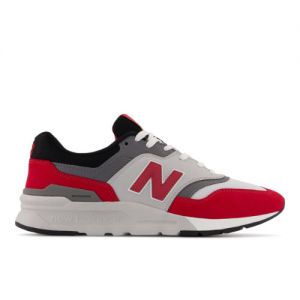 New Balance Men's 997H in Red/Black Synthetic, size 12.5