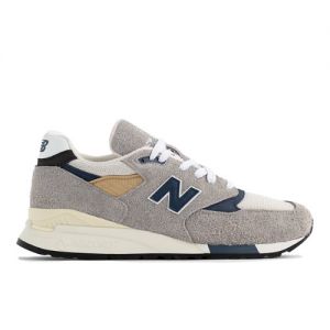 New Balance Unisex Made in USA 998 in Grey/Blue Leather, size 9.5