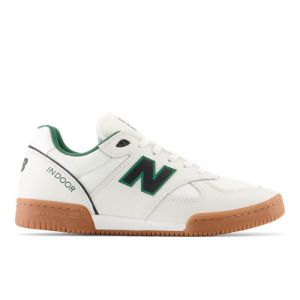 New Balance Men's NB Numeric Tom Knox 600 in White/Green Suede/Mesh, size 7.5