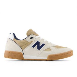 New Balance Men's NB Numeric Tom Knox 600 in White/Blue Suede/Mesh, size 10