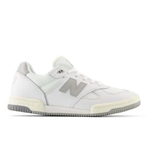 New Balance Men's NB Numeric Tom Knox 600 in White/Grey Suede/Mesh, size 8.5