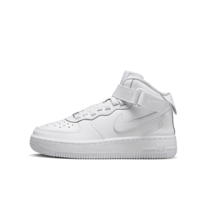 Nike Air Force 1 Mid EasyOn Older Kids' Shoes - White