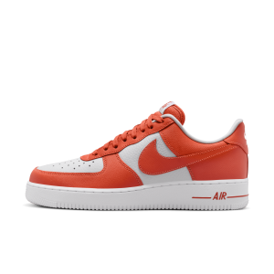 Nike Air Force 1 '07 Men's Shoes - Orange - Leather
