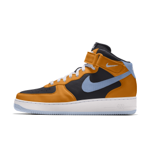 Nike Air Force 1 Mid By You Women's Custom Shoes - Orange