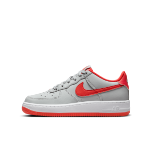 Nike Air Force 1 Older Kids' Shoes - Grey - Leather