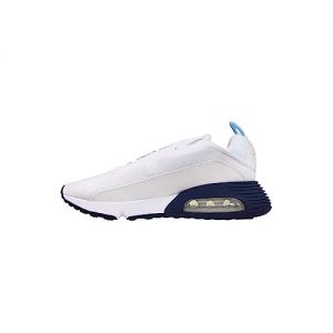 NIKE AIR MAX 2090 Men's Trainers Sneakers Fashion Shoes DM2823 (White/Midnight Navy/Chille Red 100) UK11 (EU46)