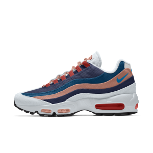 Nike Air Max 95 Unlocked By You Custom Women's Shoes - Blue