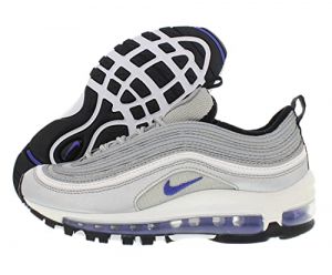 NIKE Air Max 97 Older Kids' Shoes Trainers Sneakers Shoes 921522 (Metallic Silver/Black/White/Persian Violet 027) (Numeric_6)