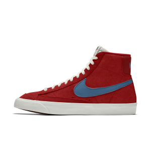 Nike Blazer Mid '77 By You Custom Women's Shoes - Red