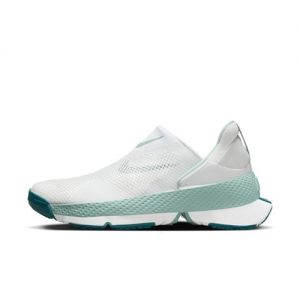 NIKE Go FlyEase Unisex Easy On/Off Trainers Sneakers Fashion Shoes DR5540 (Photon Dust/Summit White/Mineral/Geode Teal 013) UK4.5 (EU38)