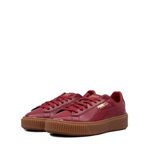 Puma Basket Platform Patent Women's Sneaker Red