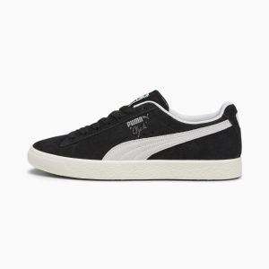 PUMA Clyde Hairy Suede Sneakers