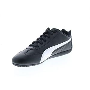 PUMA Mens Speedcat Shield Leather Lace Up Sneakers Shoes Casual - Black