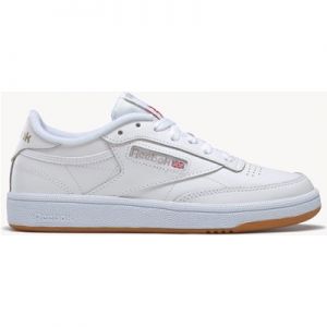 Reebok Club C 85 Shoes - White/Light Grey/Gum - UK 8