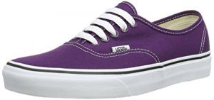 Vans Women's U Authentic Sneaker Purple Plum Purple True White 8.5 UK