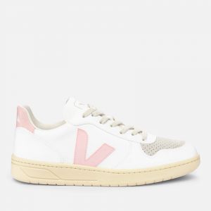 Veja Women?s V-10 Faux Leather and Suede Trainers