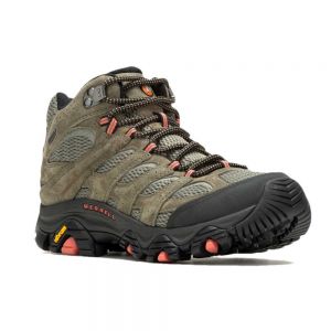 Merrell Moab 3 Mid Goretex Hiking Boots Green Woman