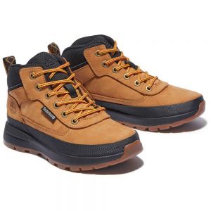 Timberland Field Trekker Mid Youth Hiking Boots Brown